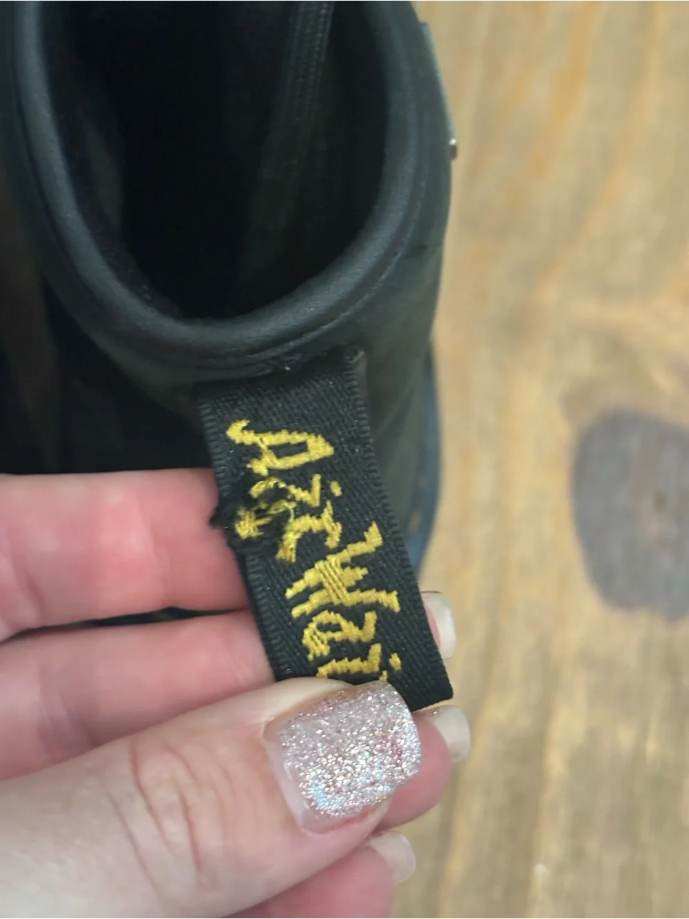 Dr. Martens 1460 Waterproof black Junior moto combat Boots youth 4